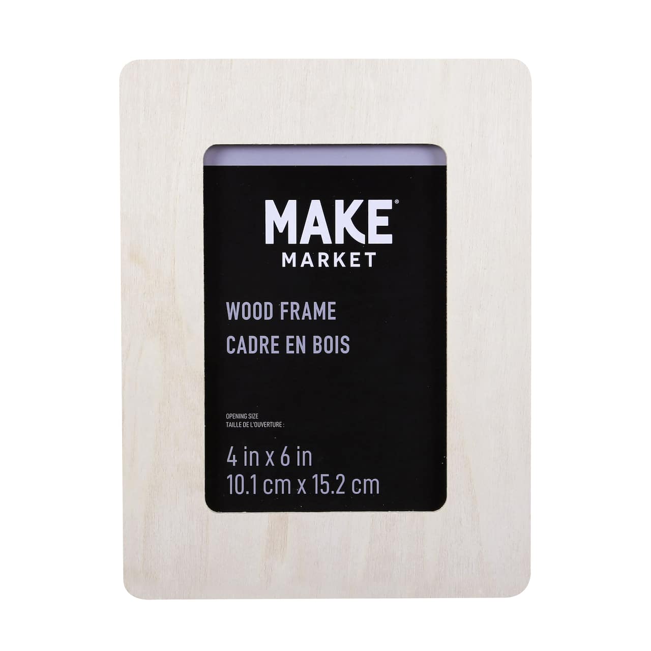 4&#x22; x 6&#x22; Ready-to-Finish Wood Frame by Make Market&#xAE;